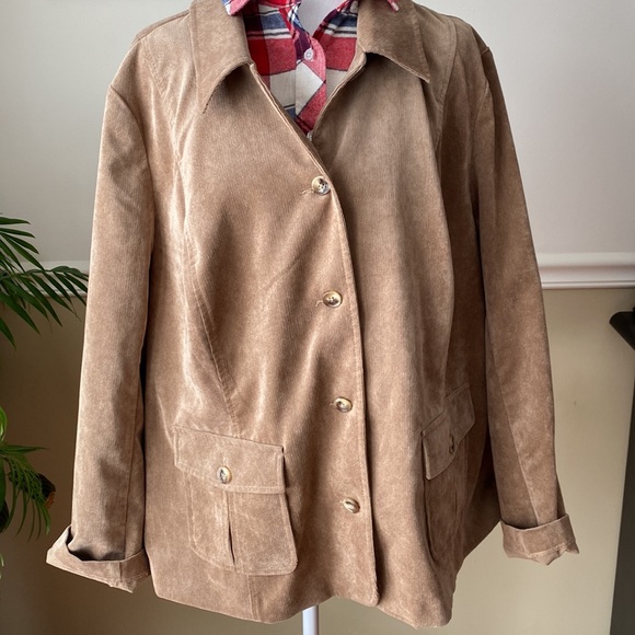 Retro Studio Works Corduroy Jacket 22W - Picture 2 of 7